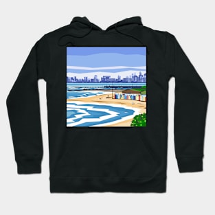 Melbourne Beach Huts Hoodie